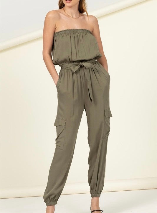 Tube Top Jumpsuit