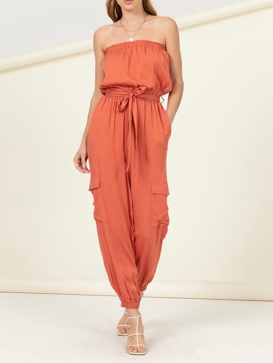 Tube Top Jumpsuit