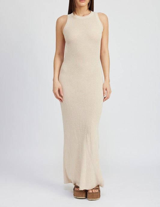 Maxi Dress Open Back