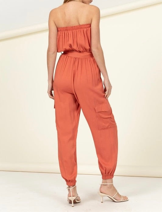 Tube Top Jumpsuit